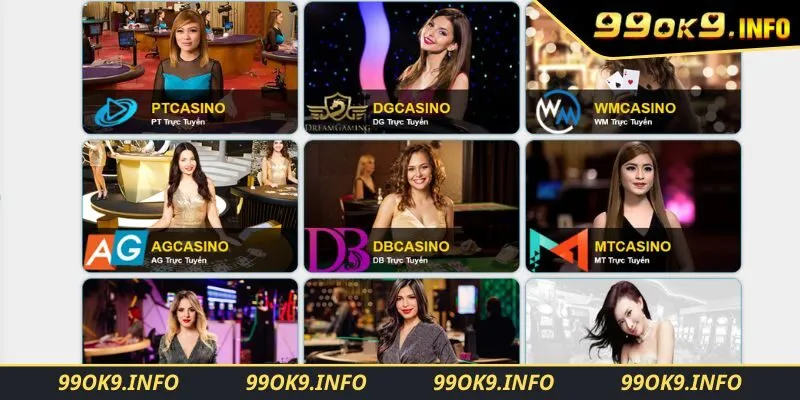 Dàn Dealer chuyên nghiệp duyên dáng và xinh đẹp