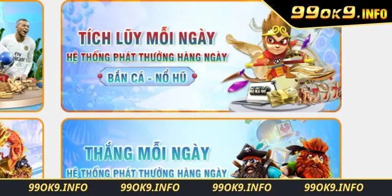 Giới thiệu về chương trình thưởng tích lũy ngày 99OK